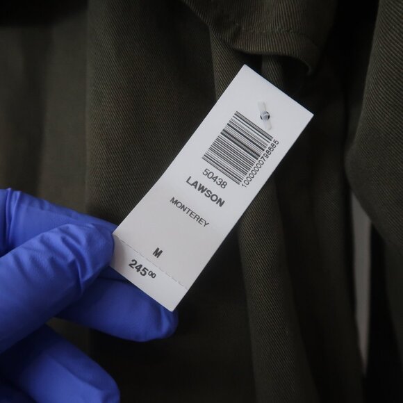 Babaton Trench Coat Green Size Medium Aritzia NWT - Picture 8 of 12